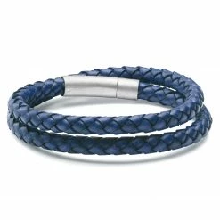 Lucleon Collins | 1/4" (6 mm) Navy Blue Leather Wrap Around Bracelet 6 Lucleon Collins | 1/4" (6 mm) Navy Blue Leather Wrap Around Bracelet -MEN'S BRACELETS Sales Store 01 Z21060713055838b74bbdff9cd22f3da4 4