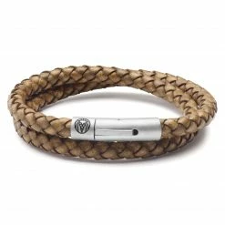 Lucleon Collins | 1/4" (6 mm) Vintage Leather Wrap Around Bracelet