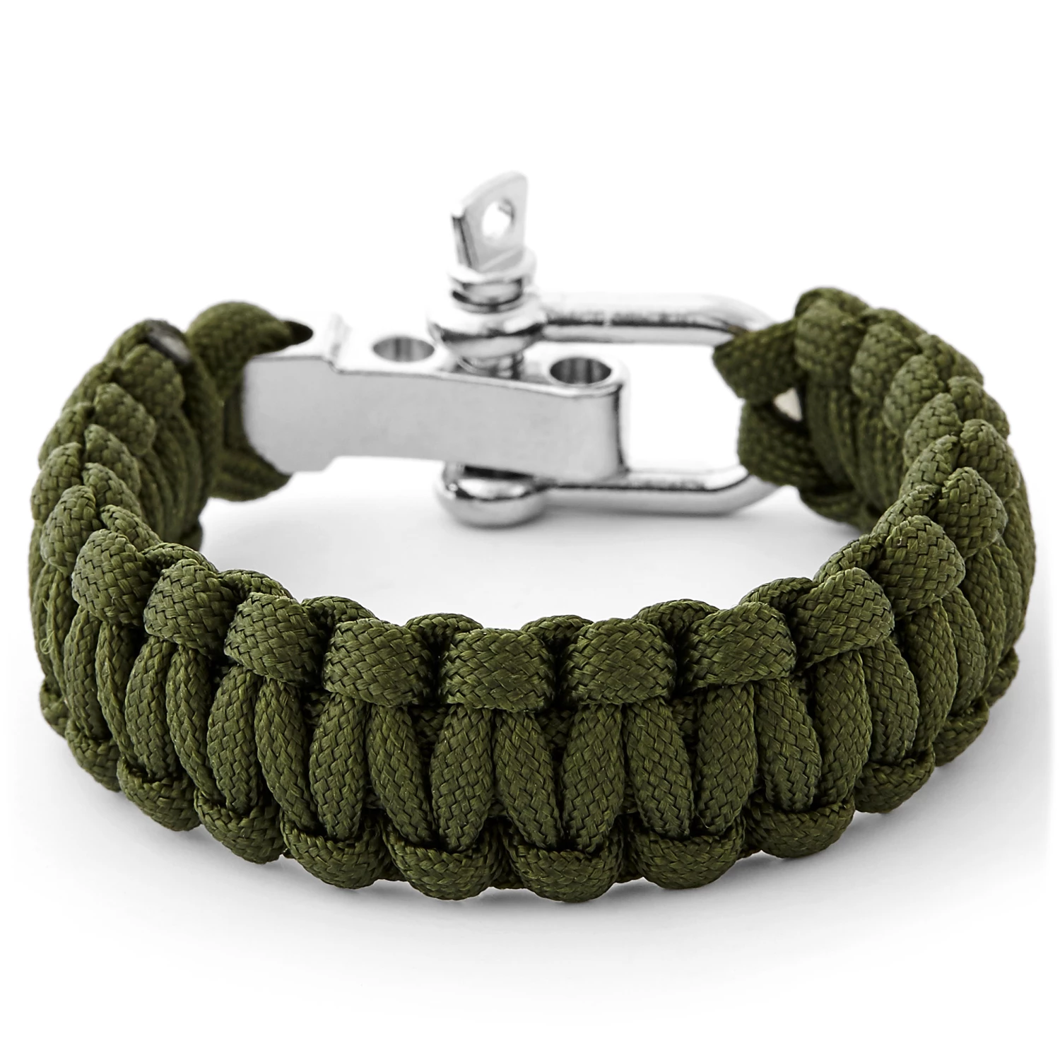 Tailor Toki Army Green Adjustable Paracord Bracelet 3 Tailor Toki Army Green Adjustable Paracord Bracelet - Image 3