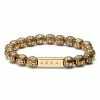 Arkai Roas | Gold-Tone Bead Bracelet