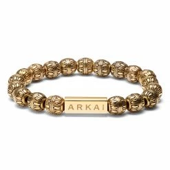 Arkai Roas | Gold-Tone Bead Bracelet