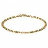 Lucleon 1/8" (3 mm) Gold-Tone Chain Bracelet