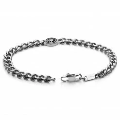 Arkai Atlas | Silver-tone Stainless Steel North Star Bracelet 10 Arkai Atlas | Silver-tone Stainless Steel North Star Bracelet -MEN'S BRACELETS Sales Store 1 2ae190931dc79e2611ff70ef470ed8f492 3