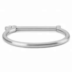 Fort Tempus Stainless Steel Screw Bar Bangle Bracelet