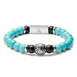 Arkai Black Onyx & Turquoise Bracelet -MEN'S BRACELETS Sales Store 10 2add52e86cbb5f9f982d99031a2b38b85