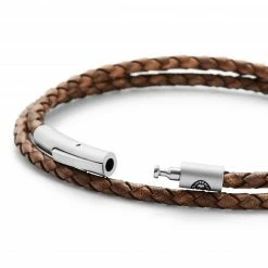 Lucleon Collins | 3mm Rusty Brown Woven Leather Wrap Bracelet -MEN'S BRACELETS Sales Store 10 34ec7cbe0e51b07dfc109bfa19f0db529 2