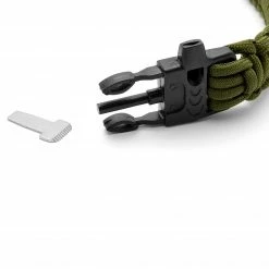 Tailor Toki Army Green Paracord Firestarter Bracelet -MEN'S BRACELETS Sales Store 10 3 40