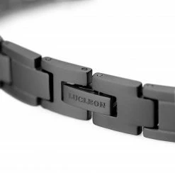 Lucleon Black Pure Magnetic Titanium Bracelet 9 Lucleon Black Pure Magnetic Titanium Bracelet -MEN'S BRACELETS Sales Store 10 5mag