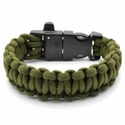 Tailor Toki Army Green Paracord Firestarter Bracelet