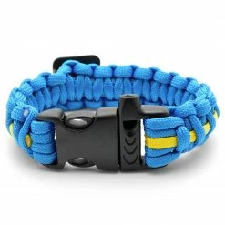 Tailor Toki Blue & Yellow Paracord Compass Bracelet 5 Tailor Toki Blue & Yellow Paracord Compass Bracelet -MEN'S BRACELETS Sales Store 11 1 4 82