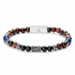 Arkai Black Onyx, Lapis Lazuli & Tiger's Eye Bracelet 7 Arkai Black Onyx, Lapis Lazuli & Tiger's Eye Bracelet -MEN'S BRACELETS Sales Store 11 25ba60ea3aebf4719ed4dc75a81f402f2
