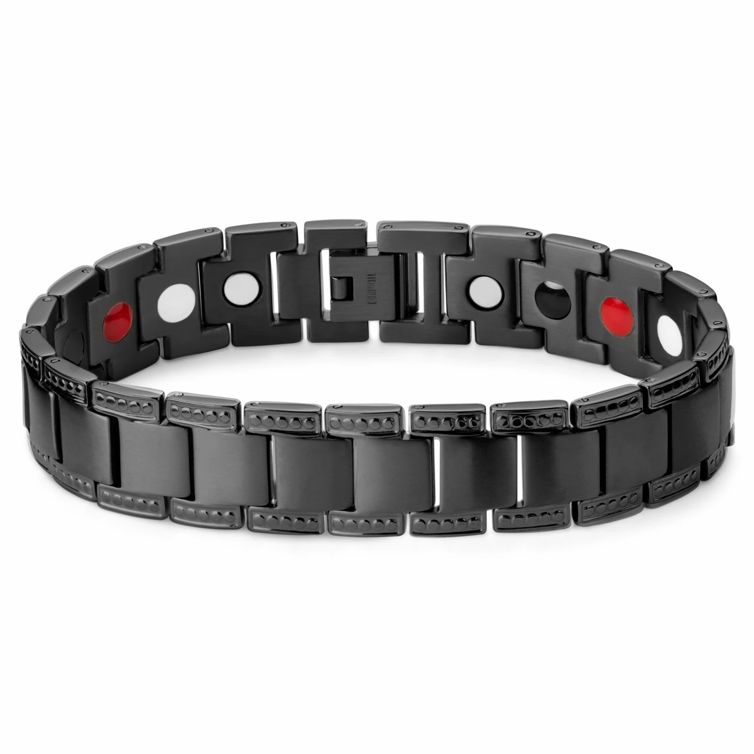 Lucleon Black Titanium Magnetic Bracelet 1 Lucleon Black Titanium Magnetic Bracelet