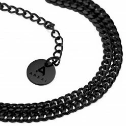 Arkai Rico | Black Double Curb Chain Bracelet 9 Arkai Rico | Black Double Curb Chain Bracelet -MEN'S BRACELETS Sales Store 11 3e0f3aef61d1ba888ef18e728181cb7ae 3
