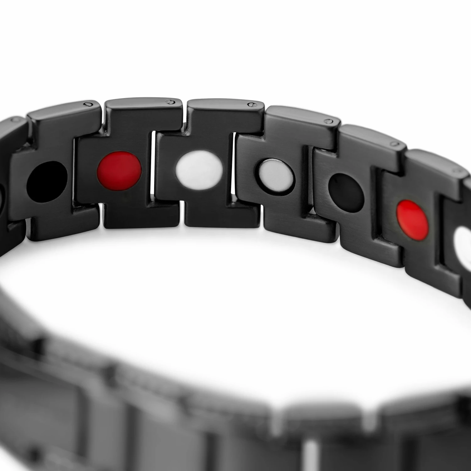 Lucleon Black Titanium Magnetic Bracelet 5 Lucleon Black Titanium Magnetic Bracelet - Image 5