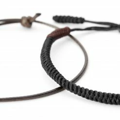Waykins Black & Brown Braided Nylon Bracelet Set -MEN'S BRACELETS Sales Store 12 41d2ee3a86460c1c953b7ec9aa3d768fb