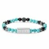 Arkai Roas | Black Onyx & Turquoise Bead Bracelet