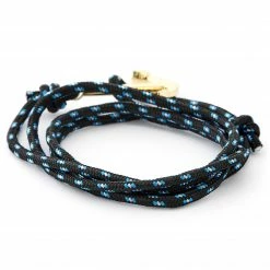 Tailor Toki Black & Gold-Tone Anchor Bracelet -MEN'S BRACELETS Sales Store 13 1 50 1 80