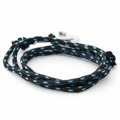 Tailor Toki Black & Silver-Tone Anchor Bracelet 8 Tailor Toki Black & Silver-Tone Anchor Bracelet -MEN'S BRACELETS Sales Store 13 1 50 1 82 1