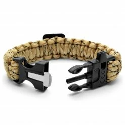 Tailor Toki Wide Beige Paracord Compass Bracelet -MEN'S BRACELETS Sales Store 13 2 63