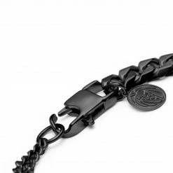 Lucleon Amager | Gunmetal Stainless Steel Curb Chain Bracelet -MEN'S BRACELETS Sales Store 13 318ca6950f3b4a9626f45860c5b5f846f 3