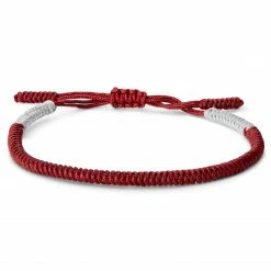 Waykins Red & Grey Braided Nylon Bracelet Set -MEN'S BRACELETS Sales Store 14 1ca3c49b59d7a6f567260c1b532d900ad
