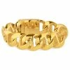 Fort Tempus Extra Chunky Gold-Tone Stainless Steel Curb Chain Bracelet