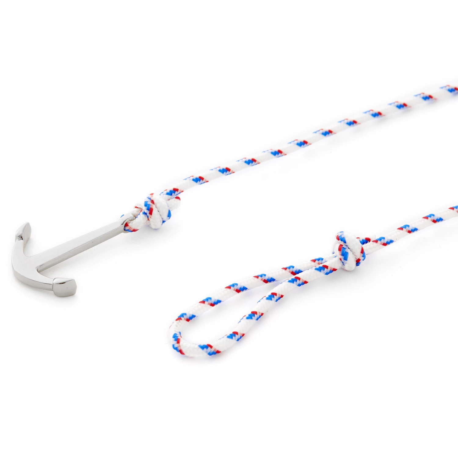 Tailor Toki White & Silver-Tone Anchor Bracelet 2 Tailor Toki White & Silver-Tone Anchor Bracelet - Image 2