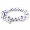Tailor Toki White & Silver-Tone Anchor Bracelet