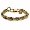 Lucleon Amager | 10mm Gold-Tone Stainless Steel Rope Chain Bracelet