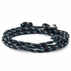 Tailor Toki Black & Black Anchor Bracelet -MEN'S BRACELETS Sales Store 2 1 84 1 153