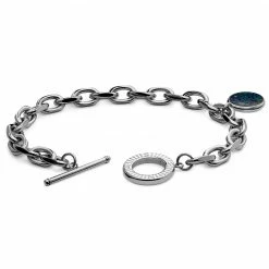 Arkai Atlas | Silver-tone Stainless Steel Azurmalachite Charm Bracelet -MEN'S BRACELETS Sales Store 2 2a973b7c596ee299600a1d5531e131f1eb 3
