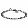 Lucleon Amager | Silver-Tone Figaro Chain Bracelet