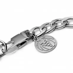 Lucleon Amager | Silver-Tone Figaro Chain Bracelet -MEN'S BRACELETS Sales Store 20 3ce4ead46328c61194d616d130da3a80d 3