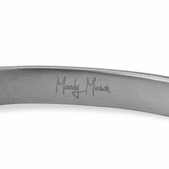 Moody Mason Jax | Silver-Tone Stainless Steel Skull Cuff Bracelet 9 Moody Mason Jax | Silver-Tone Stainless Steel Skull Cuff Bracelet -MEN'S BRACELETS Sales Store 21456 2