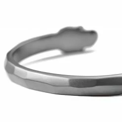 Moody Mason Jax | Silver-Tone Stainless Steel Skull Cuff Bracelet 11 Moody Mason Jax | Silver-Tone Stainless Steel Skull Cuff Bracelet -MEN'S BRACELETS Sales Store 21456 5