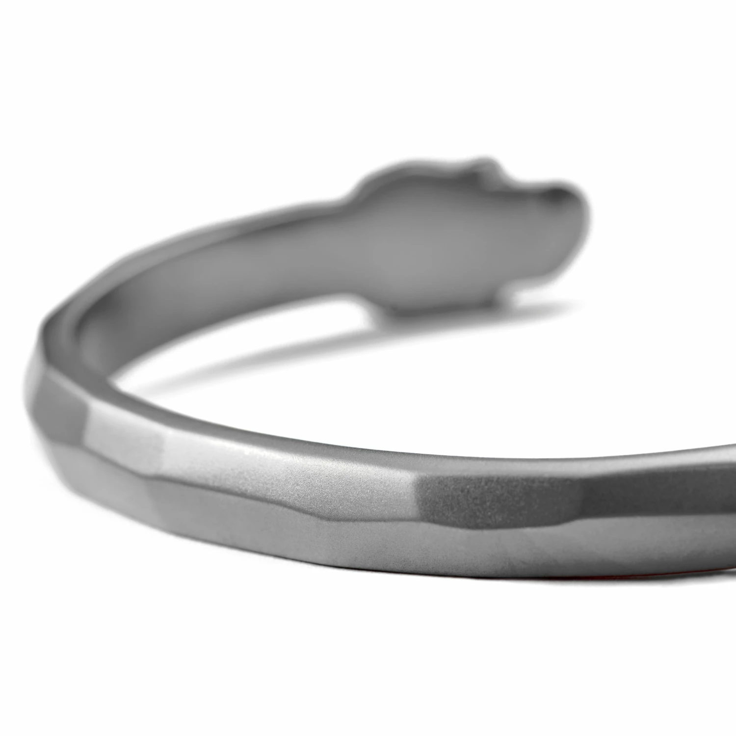 Moody Mason Jax | Silver-Tone Stainless Steel Skull Cuff Bracelet 6 Moody Mason Jax | Silver-Tone Stainless Steel Skull Cuff Bracelet - Image 6