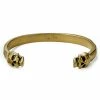 Moody Mason Jax | Gold-Tone Skull Cuff Bracelet