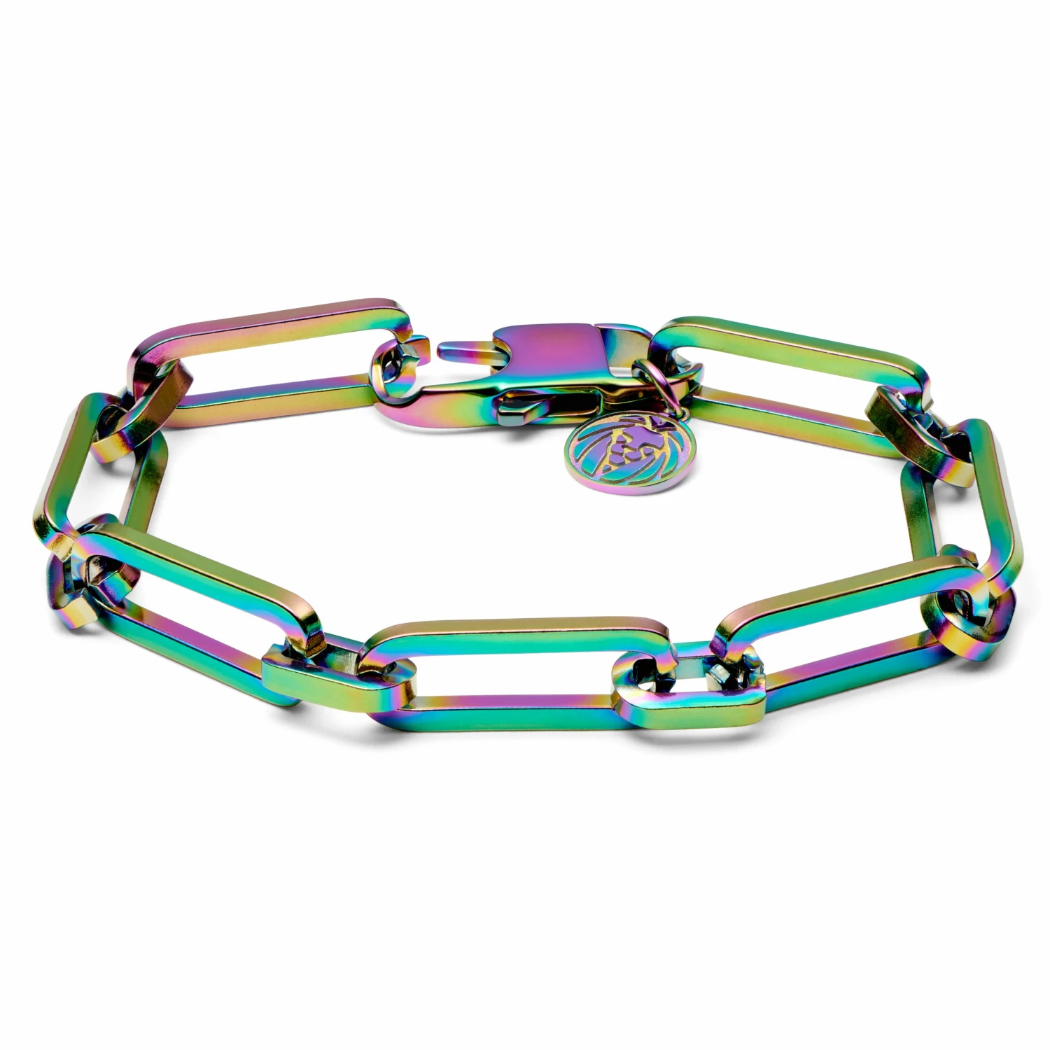 Lucleon Amager | Rainbow Stainless Steel Cable Chain Bracelet 1 Lucleon Amager | Rainbow Stainless Steel Cable Chain Bracelet