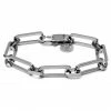 Lucleon Amager | Silver-Tone Stainless Steel Cable Chain Bracelet