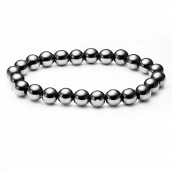 Fort Tempus Hematite Bead Bracelet