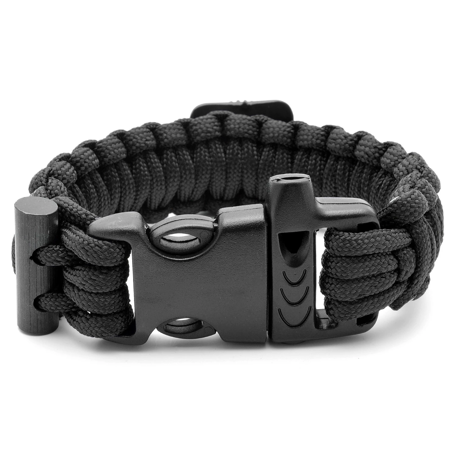 Tailor Toki Wide Black Paracord Compass Bracelet 2 Tailor Toki Wide Black Paracord Compass Bracelet - Image 2