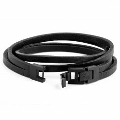 Lucleon Roy | Dark & Black Double Strap Bracelet -MEN'S BRACELETS Sales Store 3 3 220