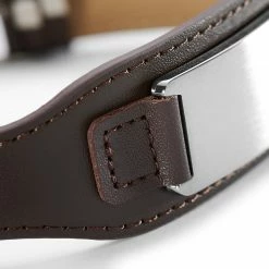 Lucleon Brown Leather & Stainless Steel Plate ID Bracelet -MEN'S BRACELETS Sales Store 3 5.9a98996afc015646b26fa2a52ec16e0b