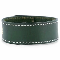 Salt & Hide Green Buffalo Leather Bracelet