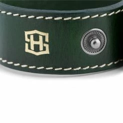 Salt & Hide Green Buffalo Leather Bracelet 8 Salt & Hide Green Buffalo Leather Bracelet -MEN'S BRACELETS Sales Store 36 3 18