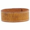 Salt & Hide Golden Brown Buffalo Leather Bracelet
