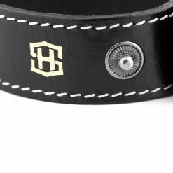 Salt & Hide Black Buffalo Leather Bracelet -MEN'S BRACELETS Sales Store 39 3 3 2 6