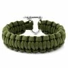 Tailor Toki Army Green Paracord & Metal Lock Bracelet