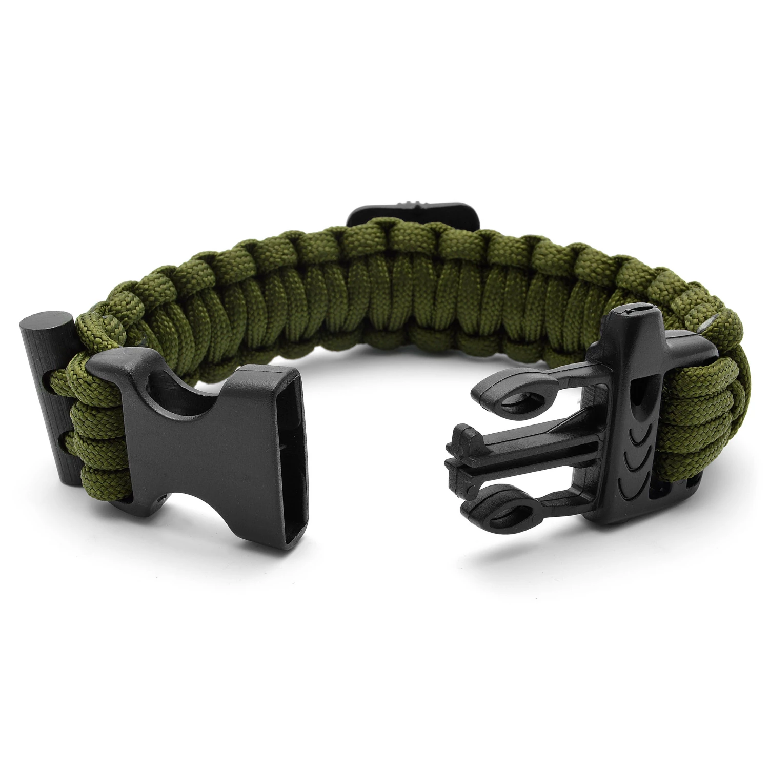 Tailor Toki Wide Black Paracord Compass Bracelet 3 Tailor Toki Wide Black Paracord Compass Bracelet - Image 3