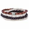 Lucleon Miro | Natural-Tone Bamboo & Coconut Bracelet Set